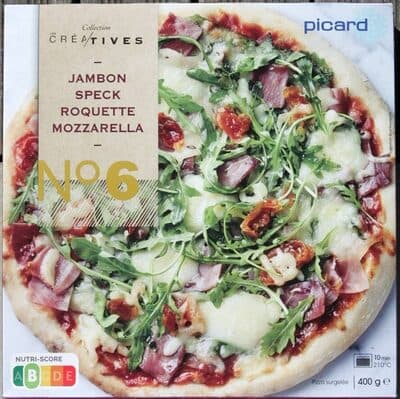 Pizza N°6 - Jambon, Speck, Roquette, Mozzarella