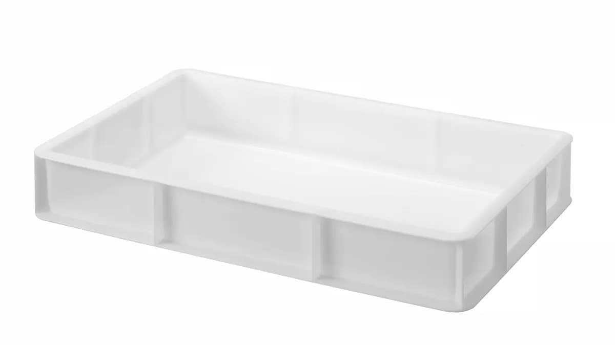 HENDI Boîte de fermentation pour pizza et pain GN 1/1, bac à pâtons, boules de pâte, sans couvercle, sans BPA, caisse de transport, empilable, boite alimentaire, 530x325x(H)90mm, HDPE : Amazon.fr: Commerce, Industrie et Science