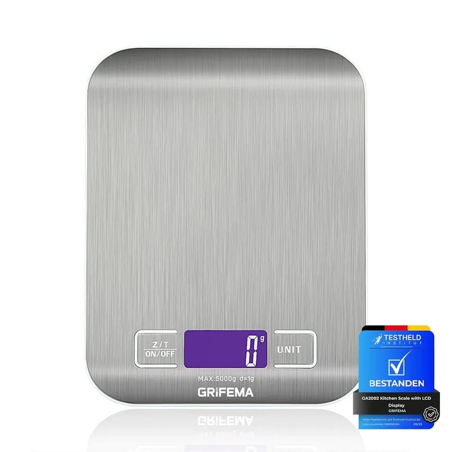 GRIFEMA GA2002 Balance de Cuisine Électronique 5000g/1g LCD