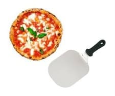 Paderno : Pelle pour Pizza Ovale en Acier Inoxydable